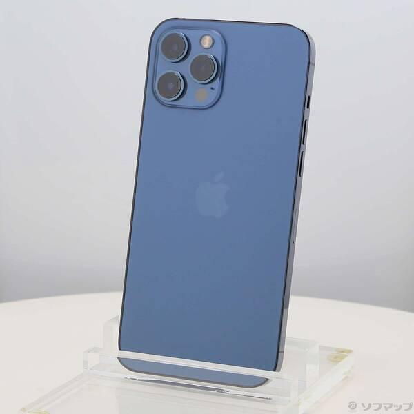 〔中古〕Apple(アップル) iPhone12 Pro Max 256GB パシフィックブルー MGD23J／A SIMフリー〔258-ud〕 | 