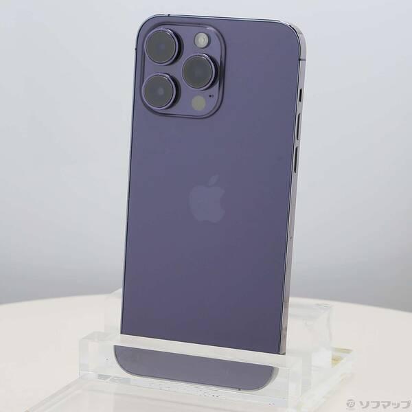 〔中古〕Apple(アップル) iPhone14 Pro Max 256GB ディープパープル MQ9E3J／A SIMフリー〔348-ud〕 | 
