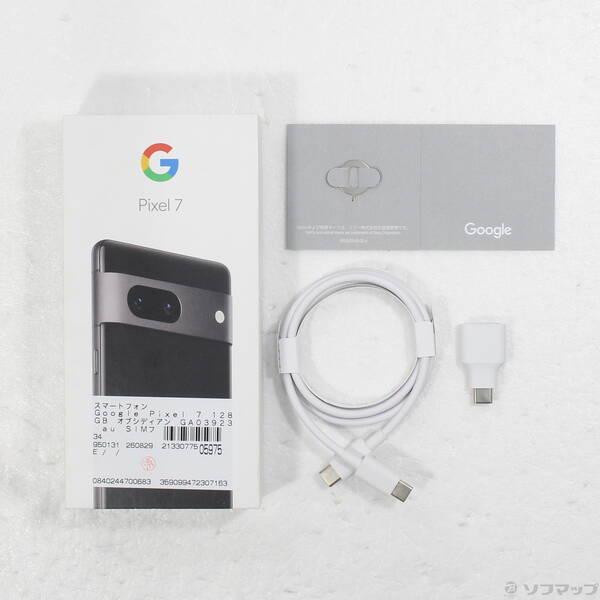 〔中古〕GOOGLE(グーグル) Google Pixel 7 128GB オブシディアン GA03923 au SIMフリー〔352-ud〕 |  | 04