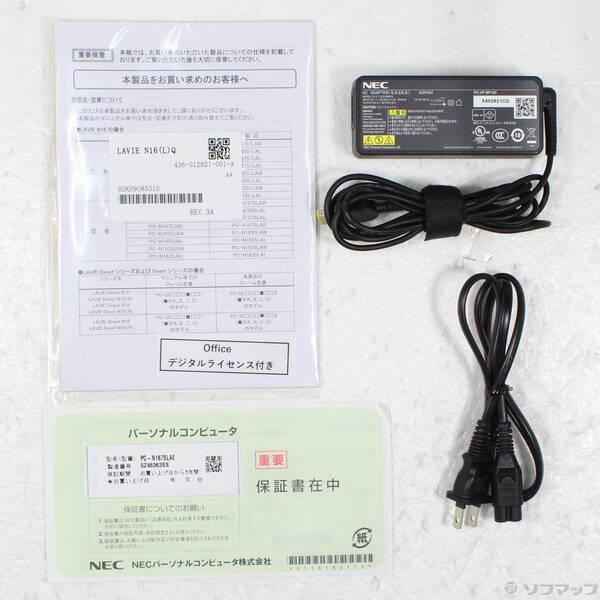 〔中古〕NEC(エヌイーシー) 〔展示品〕 LAVIE N16 PC-N1675LAE オリーブグリーン〔348-ud〕 |  | 04