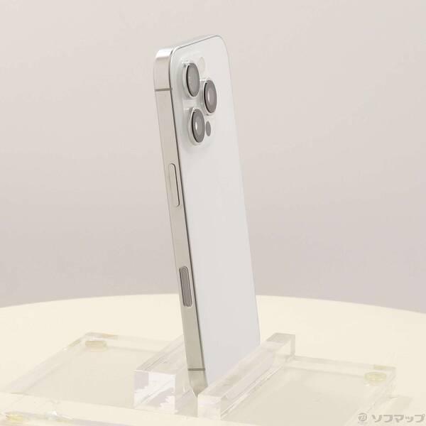 〔中古〕Apple(アップル) iPhone16 Pro 256GB ホワイトチタニウム MYN13J／A SIMフリー〔269-ud〕 |  | 03