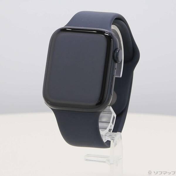 〔中古〕Apple(アップル) Apple Watch SE 第2世代 GPS 44mm ミッドナイトアルミニウムケース ミッドナイトスポーツバンド〔258-ud〕 | 