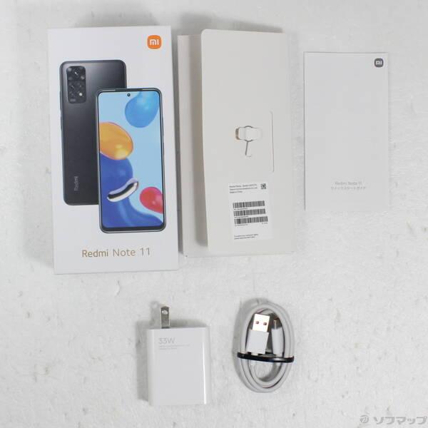 中古〕XIAOMI Redmi Note 11 64GB スターブルー REDMINOTE11／SB SIM