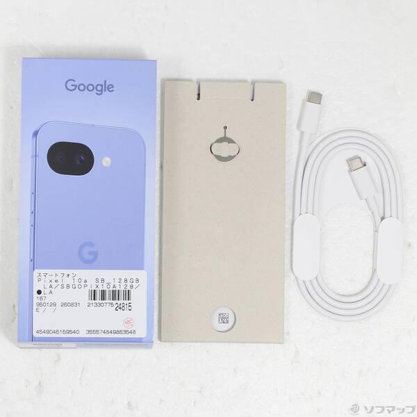 〔中古〕GOOGLE(グーグル) Google Pixel 10a 128GB Lavender GV0BP Softbank SIMフリー〔258-ud〕 |  | 04