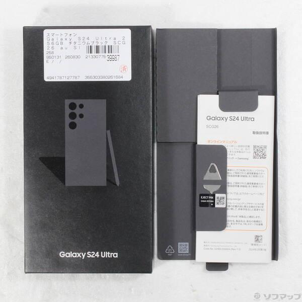 〔中古〕SAMSUNG(サムスン) Galaxy S24 Ultra 256GB チタニウムブラック SCG26 au SIMフリー〔377-ud〕 |  | 04