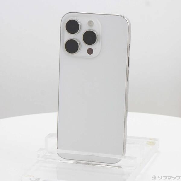 〔中古〕Apple(アップル) iPhone15 Pro 512GB ホワイトチタニウム MTUJ3J／A SIMフリー〔377-ud〕 | 