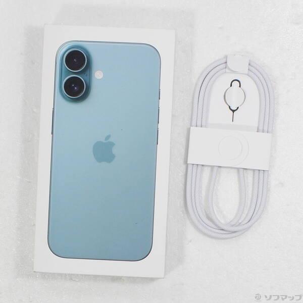中古〕Apple(アップル) iPhone16 512GB ティール MYE63J／A SIMフリー