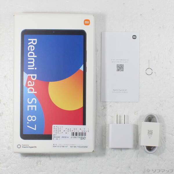 中古〕Xiaomi(シャオミ) 〔展示品〕 Redmi Pad SE 8.7 128GB オーロラ