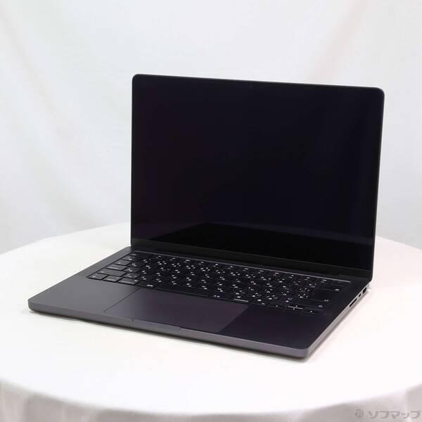 〔中古〕MacBook Pro 14.2-inch Late-2023 MRX43J／A Apple M3 Pro 12コアCPU_18コアGPU 18GB SSD1TB スペースブラック 〔26.3 Tahoe〕〔262-ud〕 | 