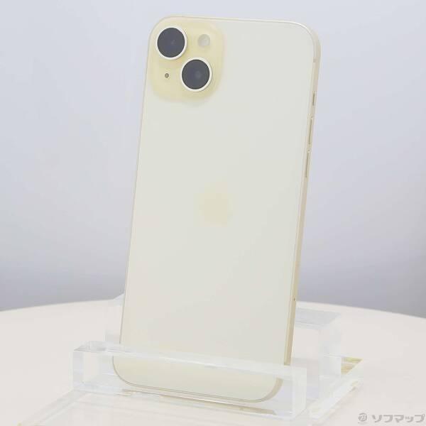 〔中古〕Apple(アップル) iPhone15 Plus 128GB イエロー MU0A3J／A SIMフリー〔276-ud〕 | 