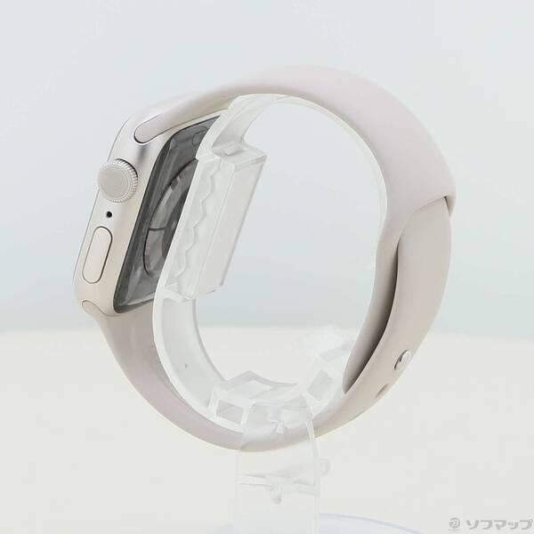 〔中古〕Apple(アップル) Apple Watch Series 9 GPS 41mm スターライトアルミニウムケース スターライトスポーツバンド〔297-ud〕 |  | 01