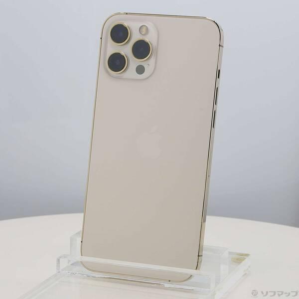 〔中古〕Apple(アップル) iPhone12 Pro Max 128GB ゴールド MGCW3J／A SIMフリー〔258-ud〕 | 