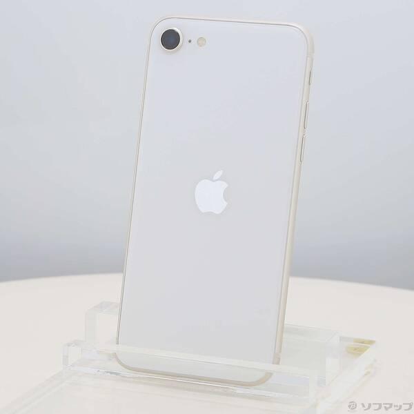 〔中古〕Apple(アップル) iPhone SE 第3世代 64GB スターライト MMYD3J／A SIMフリー〔258-ud〕 | 
