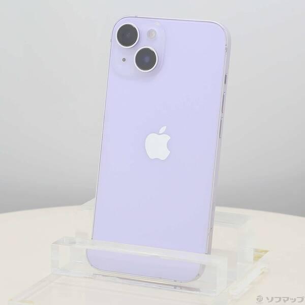 〔中古〕Apple(アップル) iPhone14 256GB パープル MPW93J／A SIMフリー〔198-ud〕 | 