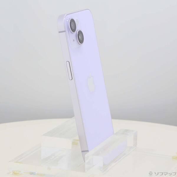 〔中古〕Apple(アップル) iPhone14 256GB パープル MPW93J／A SIMフリー〔198-ud〕 |  | 03