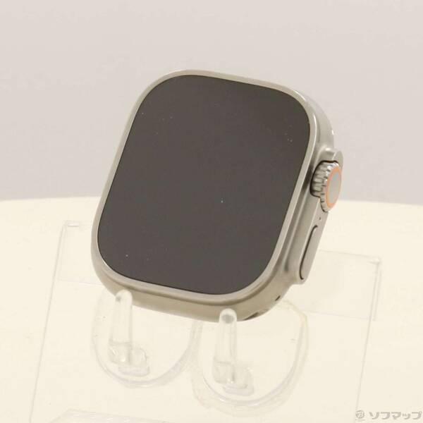 〔中古〕Apple(アップル) Apple Watch Ultra GPS + Cellular 49mm チタニウムケース バンド無し〔198-ud〕 | 