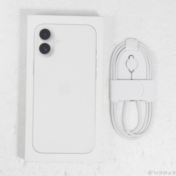 〔中古〕Apple(アップル) iPhone16 Plus 128GB ホワイト MXVC3J／A SIMフリー〔262-ud〕 |  | 04