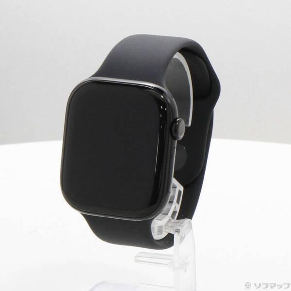 〔中古〕Apple(アップル) Apple Watch Series 10 GPS 46mm ジェットブラックアルミニウムケース ブラックスポーツバンド〔297-ud〕 | 