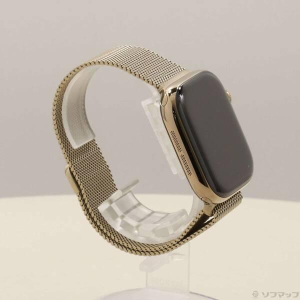 〔中古〕Apple(アップル) Apple Watch Series 11 GPS + Cellular 42mm ゴールドチタニウムケース ゴールドミラネーゼループ〔198-ud〕 |  | 03