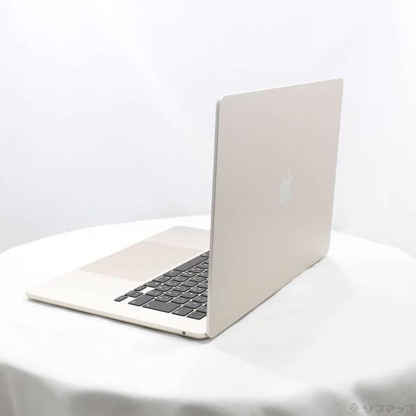 〔中古〕Apple(アップル) MacBook Air 15.3-inch Mid-2023 MQKU3J／A Apple M2 8コアCPU_10コアGPU 8GB SSD256GB スターライト 〔26.3 Tahoe〕〔251-ud〕 |  | 01