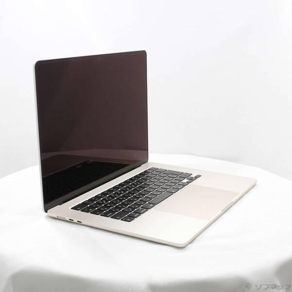 〔中古〕Apple(アップル) MacBook Air 15.3-inch Mid-2023 MQKU3J／A Apple M2 8コアCPU_10コアGPU 8GB SSD256GB スターライト 〔26.3 Tahoe〕〔251-ud〕 |  | 03
