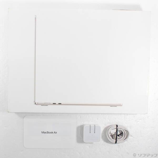 〔中古〕Apple(アップル) MacBook Air 15.3-inch Mid-2023 MQKU3J／A Apple M2 8コアCPU_10コアGPU 8GB SSD256GB スターライト 〔26.3 Tahoe〕〔251-ud〕 |  | 04