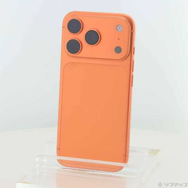 〔中古〕Apple(アップル) iPhone17 Pro 256GB コズミックオレンジ MG864J／A SIMフリー〔262-ud〕 | 