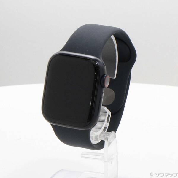 〔中古〕Apple(アップル) Apple Watch Series 9 GPS + Cellular 41mm ミッドナイトアルミニウムケース ミッドナイトスポーツバンド〔297-ud〕 | 