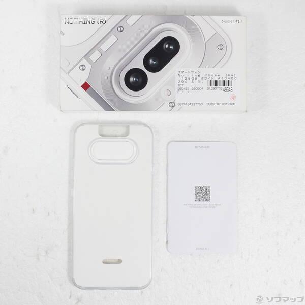 〔中古〕Nothing（ナッシング） Nothing Phone (4a) 128GB ホワイト A10400290 SIMフリー〔269-ud〕 |  | 04