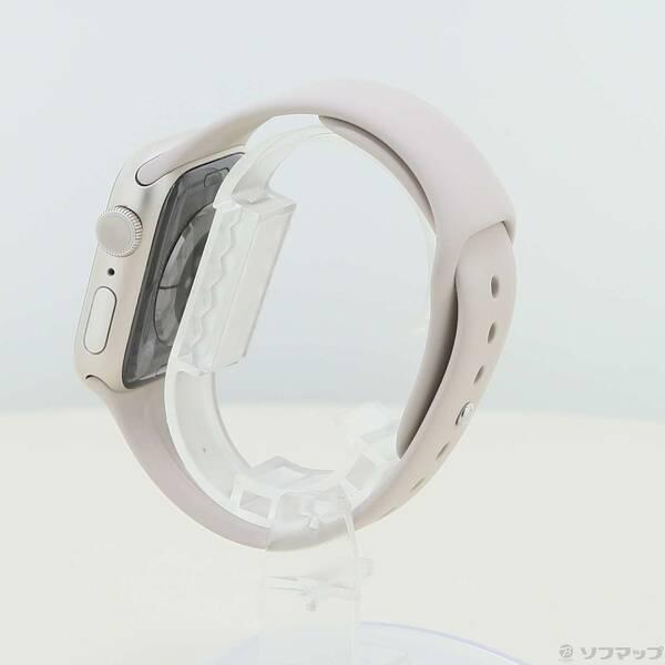 〔中古〕Apple(アップル) Apple Watch Series 8 GPS 41mm スターライトアルミニウムケース スターライトスポーツバンド〔258-ud〕 |  | 01