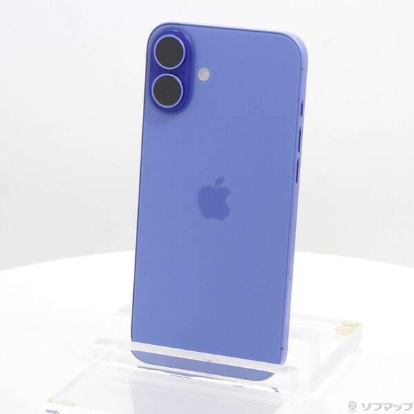 〔中古〕Apple(アップル) iPhone16 Plus 256GB ウルトラマリン MXVK3J／A SIMフリー〔276-ud〕 | 