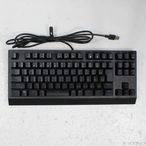 〔中古〕RAZER(レイザー) 〔展示品〕 RAZER BLACKWIDOW V3 TENKEYLESS - GREEN SWITCH〔377-ud〕 | 