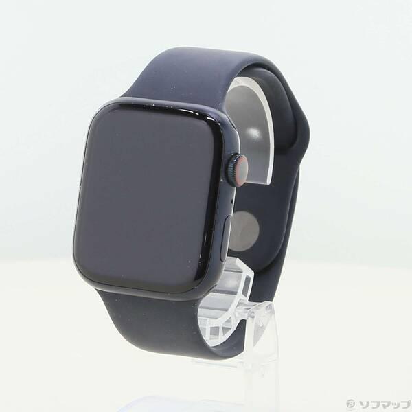 〔中古〕Apple(アップル) Apple Watch Series 8 GPS + Cellular 45mm ミッドナイトアルミニウムケース ミッドナイトスポーツバンド〔258-ud〕 | 