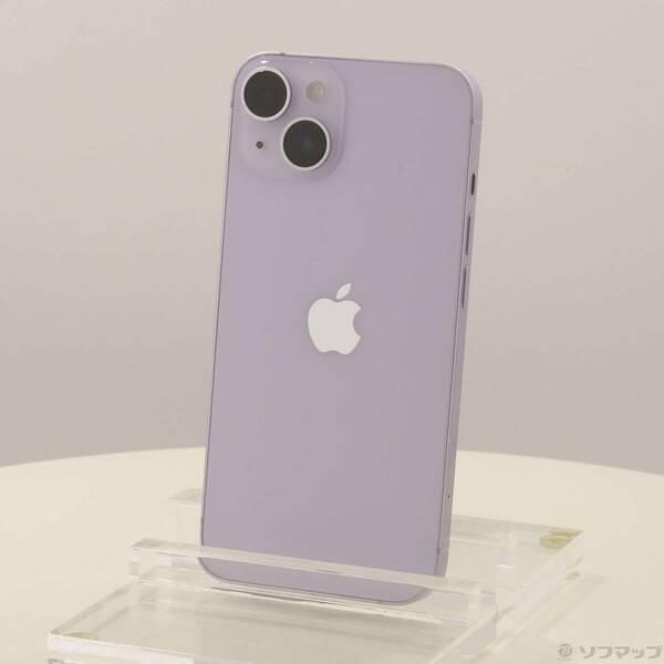 〔中古〕Apple(アップル) iPhone14 128GB パープル MPUY3J／A SIMフリー〔258-ud〕 | 