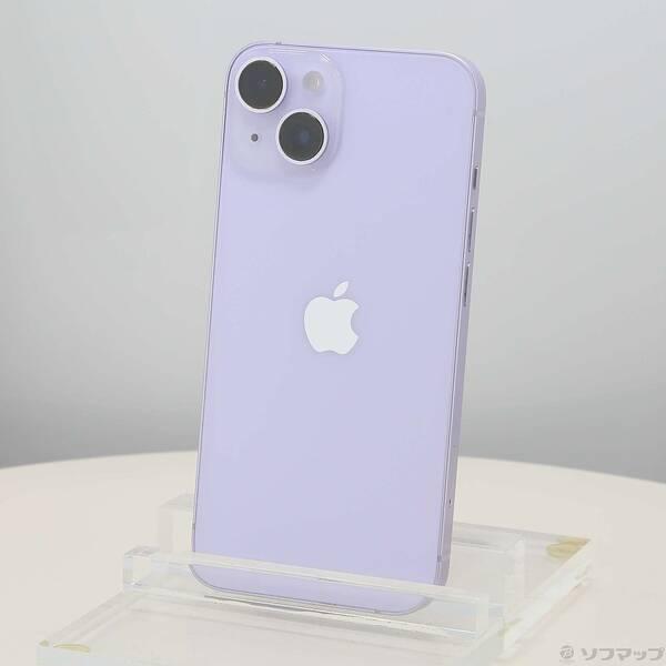 〔中古〕Apple(アップル) iPhone14 128GB パープル MPUY3J／A SIMフリー〔297-ud〕 | 