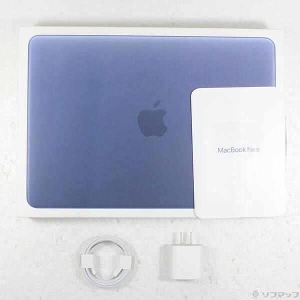 〔中古〕Apple(アップル) MacBook Neo 13-inch Early-2026 MHFG4J／A Apple A18 Pro 6コアCPU_5コアGPU 8GB SSD512GB インディゴ 〔26.3 Tahoe〕〔262-ud〕 |  | 04