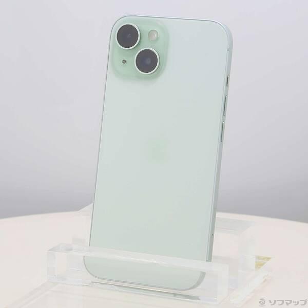〔中古〕Apple(アップル) iPhone15 128GB グリーン MTMM3J／A SIMフリー〔258-ud〕 | 