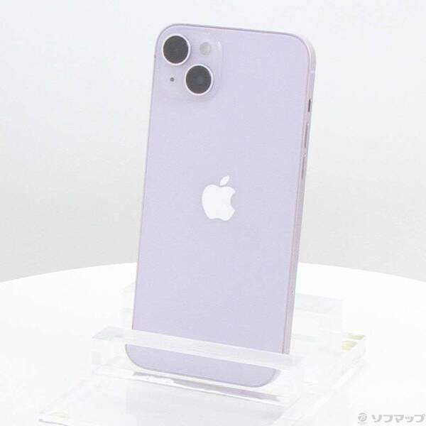 〔中古〕Apple(アップル) iPhone14 Plus 128GB パープル MQ4E3J／A SIMフリー〔344-ud〕 | 