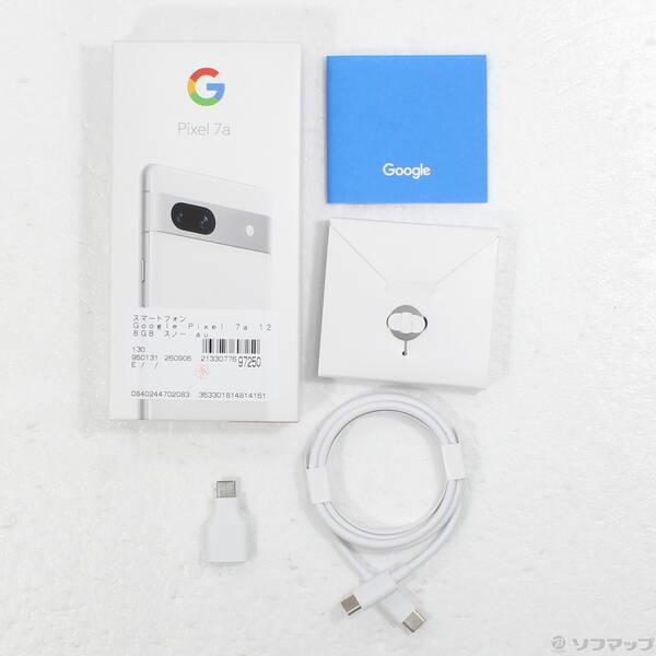 〔中古〕GOOGLE(グーグル) Google Pixel 7a 128GB スノー au SIMフリー〔258-ud〕 |  | 04