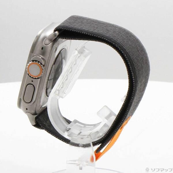 〔中古〕Apple(アップル) Apple Watch Ultra GPS + Cellular 49mm チタニウムケース ブラック／グレイトレイルループ〔377-ud〕 |  | 01