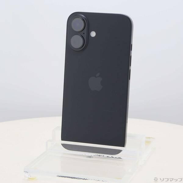 〔中古〕Apple(アップル) iPhone16 256GB ブラック MYDW3J／A SIMフリー〔348-ud〕 | 