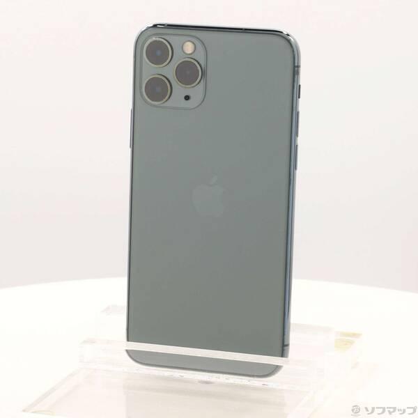 〔中古〕Apple(アップル) iPhone11 Pro 64GB ミッドナイトグリーン MWC62J／A SIMフリー〔258-ud〕 | 