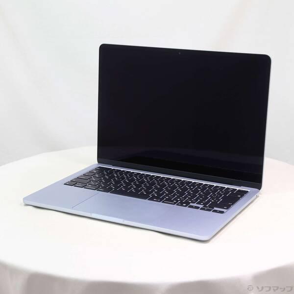 〔中古〕Apple(アップル) MacBook Air 13.6-inch Early-2025 MC6T4J／A Apple M4 10コアCPU_8コアGPU 16GB SSD256GB スカイブルー 〔26.3 Tahoe〕〔305-ud〕 | 