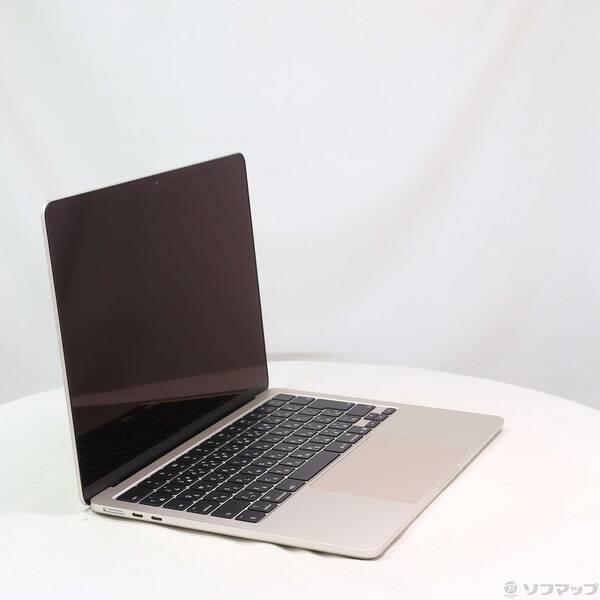 〔中古〕Apple(アップル) MacBook Air 13.6-inch Early-2025 MW103J／A Apple M4 10コアCPU_10コアGPU 16GB SSD512GB スターライト 〔26.3 Tahoe〕〔262-ud〕 |  | 03