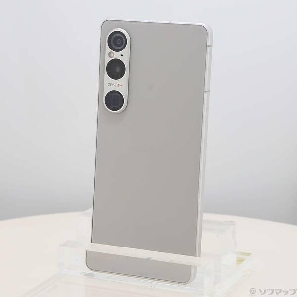 〔中古〕SONY(ソニー) Xperia 1 VI 256GB プラチナシルバー SOG13 au SIMフリー〔377-ud〕 | 