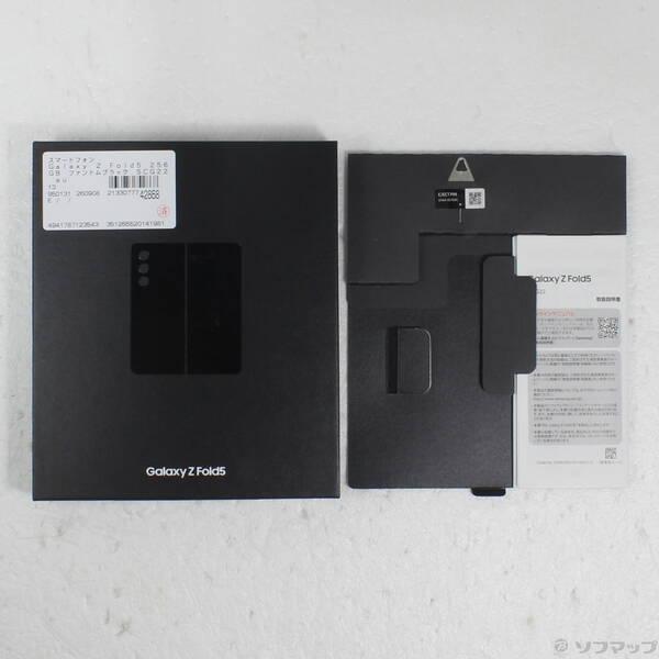 〔中古〕SAMSUNG(サムスン) Galaxy Z Fold5 256GB ファントムブラック SCG22 au SIMフリー〔377-ud〕 |  | 04