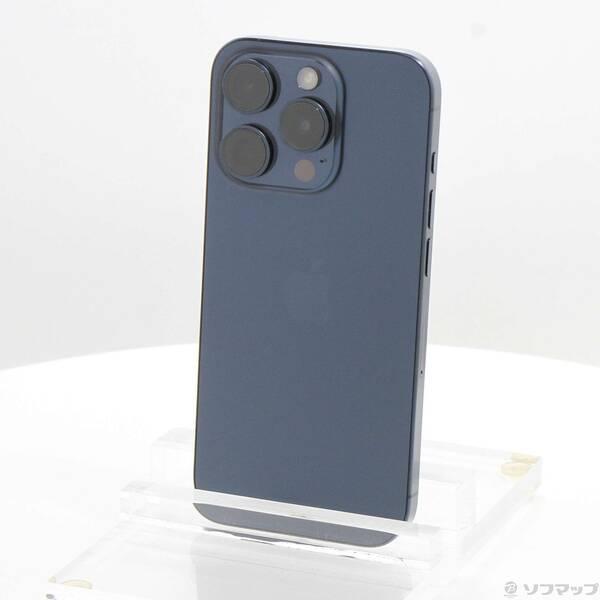 〔中古〕Apple(アップル) iPhone15 Pro 128GB ブルーチタニウム MTUA3J／A SIMフリー〔276-ud〕 | 