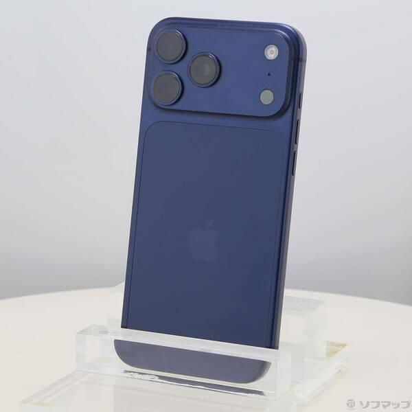〔中古〕Apple(アップル) iPhone17 Pro Max 512GB ディープブルー MFYE4J／A SIMフリー〔276-ud〕 | 