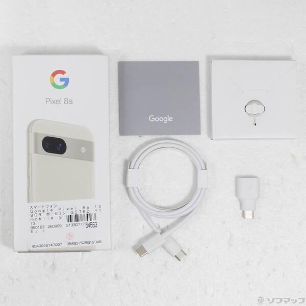 〔中古〕ワイモバイル Google Pixel 8a 128GB ポーセリン G576D Y!mobile SIMフリー〔198-ud〕 |  | 04