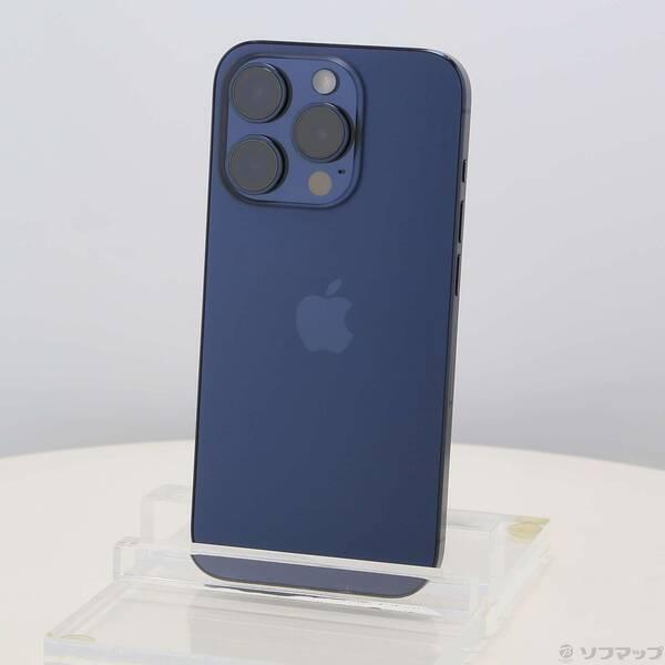 〔中古〕Apple(アップル) iPhone15 Pro 128GB ブルーチタニウム MTUA3J／A SIMフリー〔305-ud〕 | 